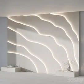 Modern Headboard with light